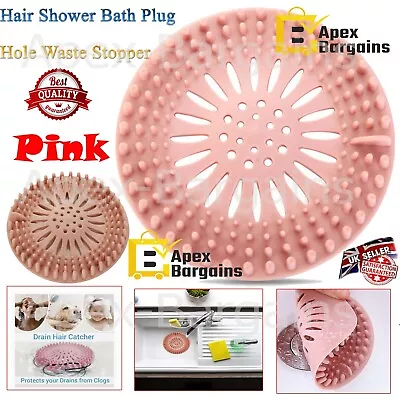 £2.45 • Buy Shower Bath Hair Trap Plug Hole Waste Catcher Stopper Floor Drain Sink Strainer