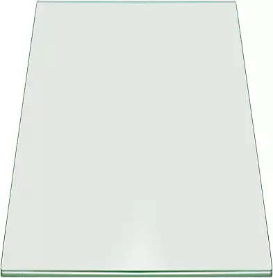 Fab Glass And Mirror Rectangle Tempered Glass Table Top 18 X 42 Clear • $131.52