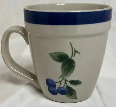 LL BEAN Blueberry Coffee Mug Tea Cup Stoneware Large 16-ounce 4.5  Discontinued • $11.99