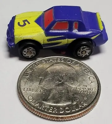 $5 • Buy Micro Machines Pontiac Grand Prix Stock Car #5 Purple - Yellow 1989 Galoob RARE!