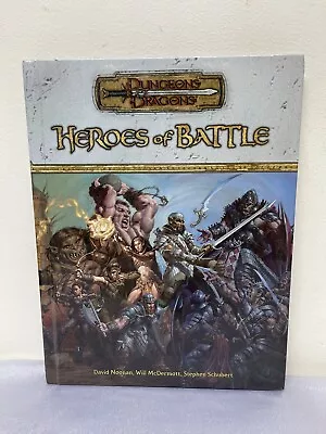 D&D Heroes Of Battle HC - Dungeons & Dragons 3.5 Edition WOTC 1st Print 2005 • $48