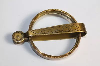 Vintage Antique Style Brass Magnifying Glass Hand Lens Colonial Style Magnifier • $19.99