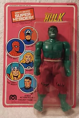 Vintage Mego The Incredible Hulk 1974 Original 8  Action Figure Unpunched  Card! • $99.99