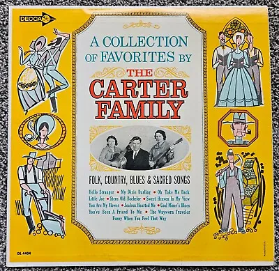 The Carter Family ‎– A Collection Of Favorites By The Carter Family (Decca LP) • $8