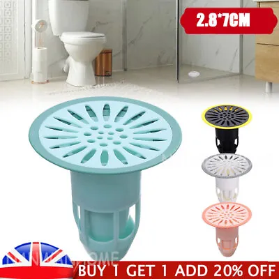 £2.39 • Buy Shower Bath Hair Trap Strainer Hole Waste Catcher Stopper Floor Drain Sink Plug