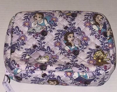 Vera Bradley Disney Belle Floral Cord Organizer Bag Tech Case Beauty & The Beast • $92.99