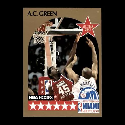 A.C. Green 1990-91 Hoops Los Angeles Lakers #17 R328E 88 • $1.79