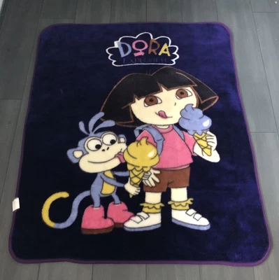 £9.99 • Buy RARE DORA THE EXPLORER & BOOTS VINTAGE ORIGINAL BLANKET THICK 100 X 120cm PURPLE