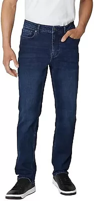 DKNY Men's Jeans Duane Blue Canal Wash 38x30 Stretch Fabric Straight Fit Durable • $20