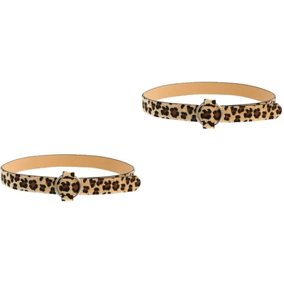  2 Pc Women's Belt Animal Costume Accessories Girl Dress Coat Waist Buckle • £11.38