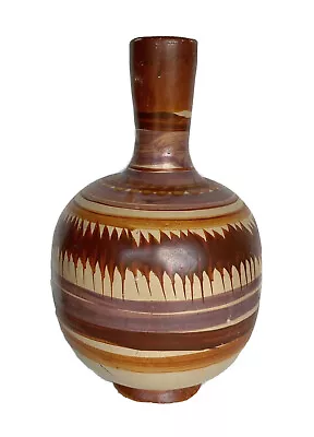 Vintage Burnished Tonala Mexico Pottery Water Jug/Vase - 14  Tall • $34