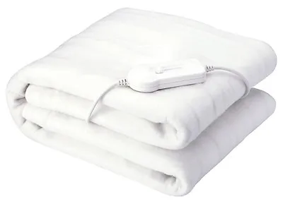£32.99 • Buy Quality White Single, Double & King Home Washable Heated Electric Blanket 
