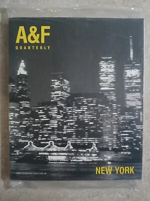 SEALED Abercrombie & Fitch A&F Quarterly Back To School 2000 Catalog New York • $50
