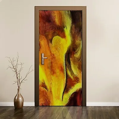 £48.95 • Buy Peel & Stick Door Sticker Mural Decal Wrap Painting Abstract Picture