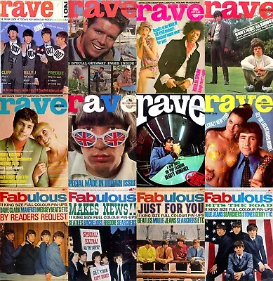 Fabulous & Rave Magazine's (DVD) *BONUS* Fab 208 Record Mirror NME Melody Maker • £4.75