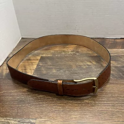 Tony Lama Men's Brown Ostrich Belt Size 40 • $27.99