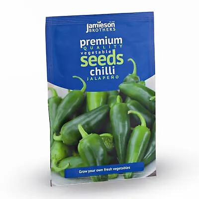 Chilli Jalapeno Vegetable Seeds (Approx. 30 Seeds) By Jamieson Brothers • £2.79