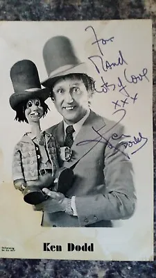 Ken Dodd Vintage Signed Autograph Photo • £59