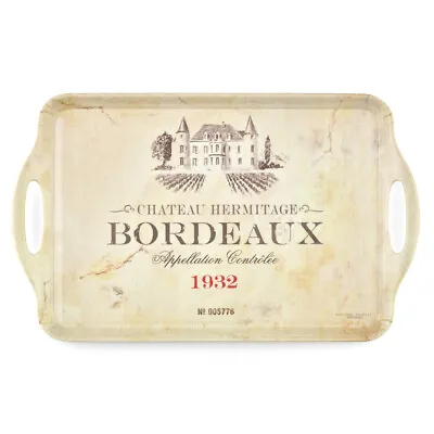 Pimpernel Vin De France Melamine Large Handled Sandwich Tray 19.25  X 11.5  • $30