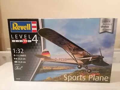 Revell 1:32 Scale Plastic Model Kit -  Sports Plane RV03835 • £24.99