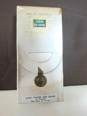 NOS Vintage Perfume F. Millot Crepe De Chine Eau De Cologne Paris France 2 1/4oz • $74.25