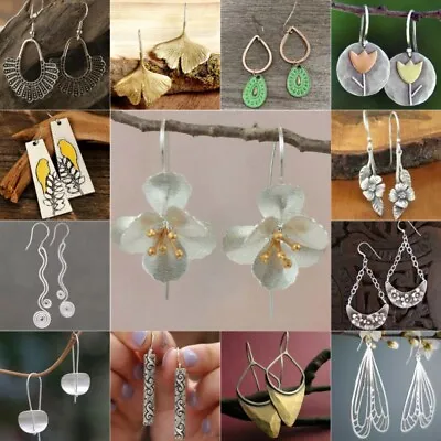 Boho 925 Silver Ear Hook Earrings Drop Dangle Women Wedding Party Jewelry Gifts • $1.88
