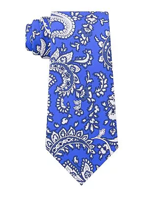 TOMMY HILFIGER Mens Blue Paisley Slim Neck Tie • $1.69