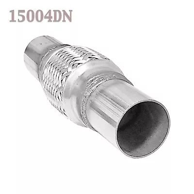 1.5  (1 1/2 In.) X 4 X 8 Flex Pipe Exhaust Coupling Stainless Heavy Duty W/ Ends • $12.71