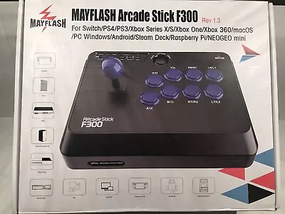 Mayflash F300 Arcade Fight Stick Joystick For Switch/PS4/PS3/XBOX Series NOB • $66