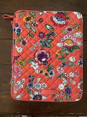 Vera Bradley Tablet Tamer Organizer - Carrier - Ipad Case - Coral Floral - NWT • $22.99