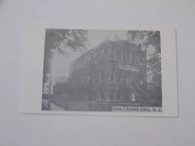 Vineland NJ New Jersey Frizlen Cut Glass Company 1908 • $2.95