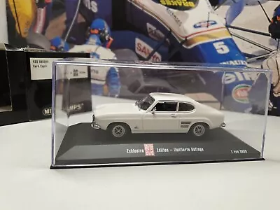 Minichamps - 1969 Ford Capri Mki - White - 1/43 Scale Model Car Autobild Exclusi • £49.99