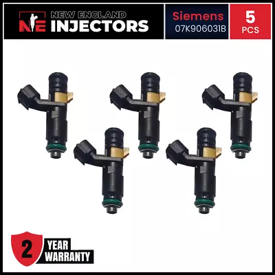 OEM Siemens Fuel Injector Set Of 5 07K906031B 05 - 07 VW Rabbit Jetta Beetle • $96