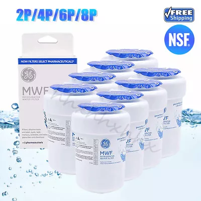 2/4/6/8 PACK  GE MWF Water Filter  MWFP GWF 46-9991Smartwater Refrigerator • $17.89