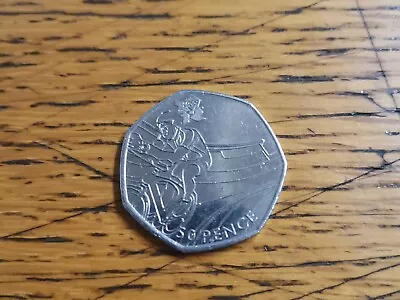 50p Coin Olympic Cycling • £2.49