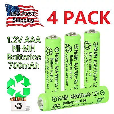 LOT 1.2v Ni-Mh AAA Rechargeable Batteries 700mAh AAA Battery 4/8/12/16 Pack +Box • $7.59