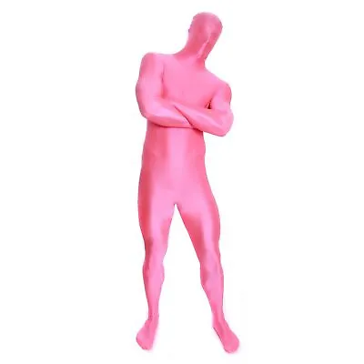 Pink Morphsuit M - XXL Men`s Women`s Skinsuit Zentai Suit Fancy Dress Costume • $34.95