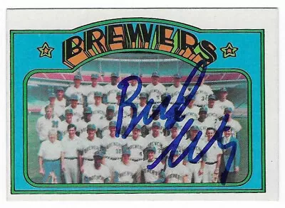 Bud Selig 1972 Topps Autographed Signed # 106 Milwaukee Brewers Hof  • $12.80