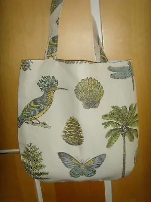 MADE IN SANDERSON  BUTTERFLY WOODPECKER  COCOS  PRINT 16in Tote Book TRAVEL Bag • £9.99