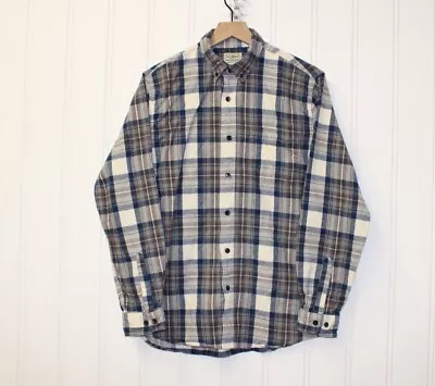 LL Bean Men's Scotch Plaid Flannel Shirt Traditional Fit - Men's Small M Reg • $29.99