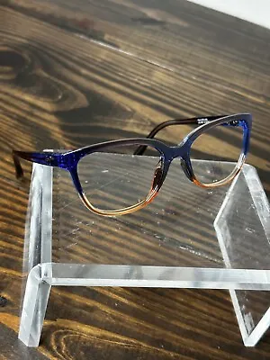 Maui Jim Honi MJ 758-13A Unisex Sunset Blue Purple Full Rim Eyeglasses Frame 140 • $59.99