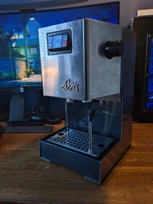 £260 • Buy 2008 Gaggia Classic Espresso Coffee Machine Upgrades OPV Rancilio Wand Chrome