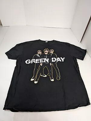 Green Day Shirt Hella Mega Tour 2021 Double Sided Short Sleeve Concert Tee XL • $22.56