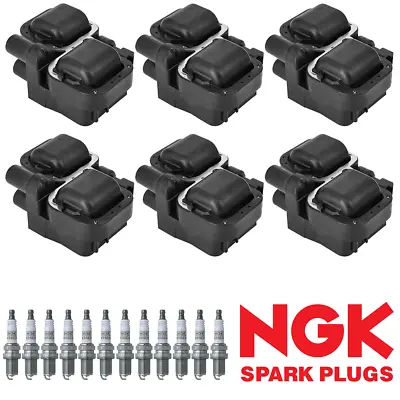 Ignition Coil & NGK Platinum Spark Plug For 98-08 Mercedes CLK320 UF359 • $144.19