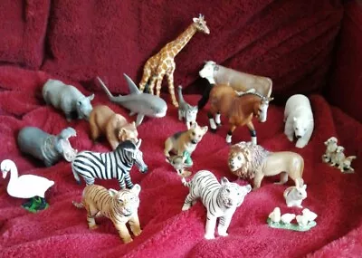 £51.99 • Buy Schleich Animals Wild & Farm Bundle Of 19 Figures Various Untag Retired Vintage 