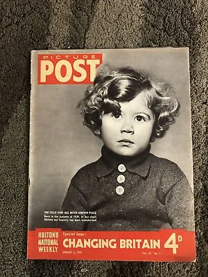 £13.25 • Buy Picture Post January 2 1943 3 Year Old Girl Evacuee Labour Ernest Bevin WW2 40s