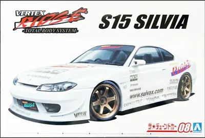 Aoshima NISSAN VERTEX RIDGE S15 SILVIA  Total Body System In 1/24 58381  ST • $35.99