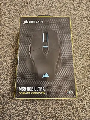 Corsair M65 RGB ULTRA Tunable FPS Optical Gaming Mouse QuickStrike Buttons BNIB • £59.99