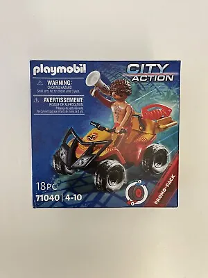Playmobil City Action 71040 Beach Patrol Quad-BRAND NEW & FREE DELIVERY • £6.99
