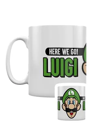 Super Mario Here We Go Luigi Boxed Mug • £6.99